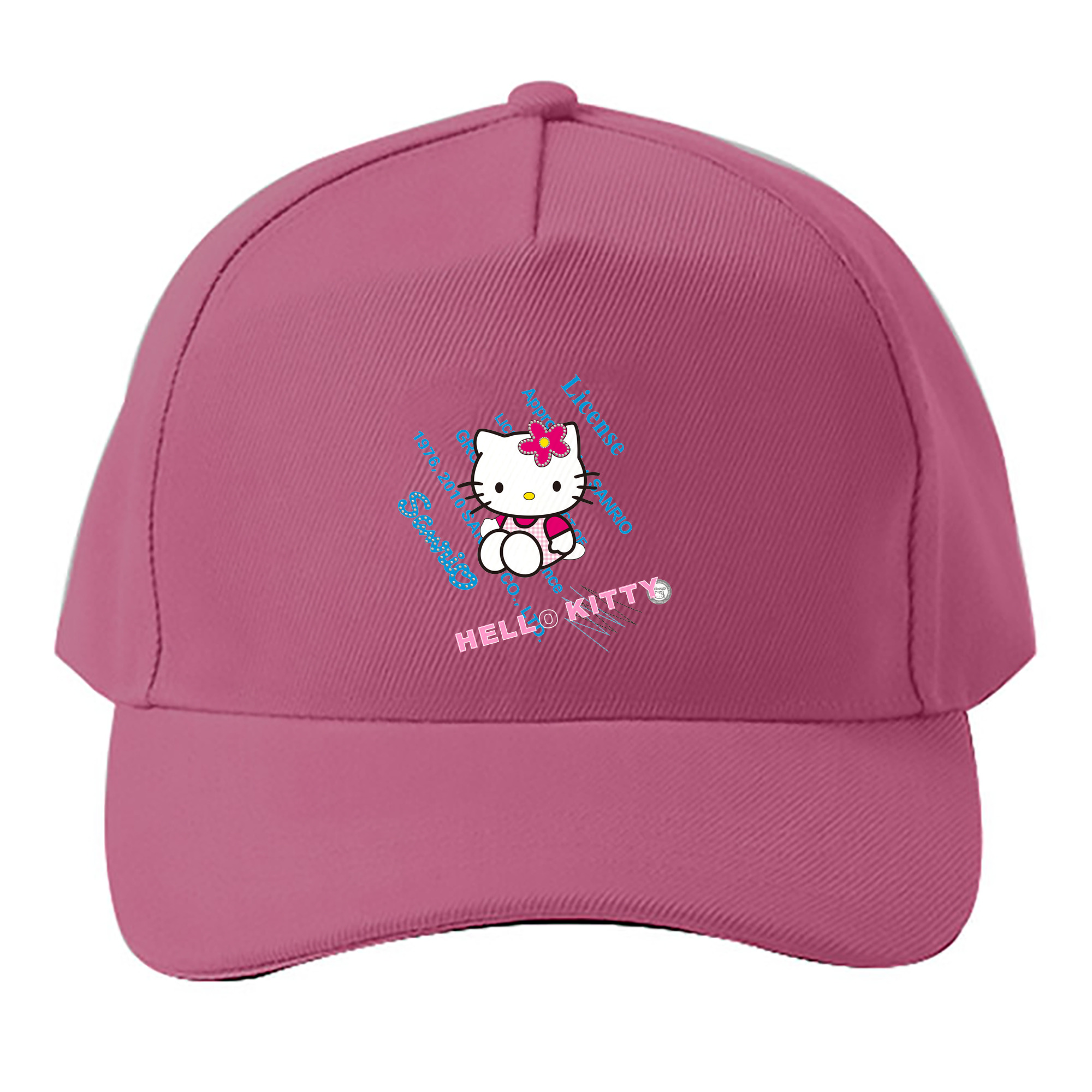 （画像用） Hello Kitty ハローキティ ベースボールキャップ 綿100％ 男女兼用 帽子 スポーツ
